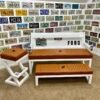 Custom White & Brown Ford Heritage Tailgate Complete Set