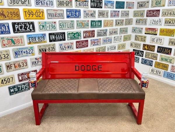 Custom Dodge Tailgate Bench