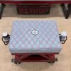 IMG_2245 Custom Red Chevrolet Furniture Set – Bench, Stools, Console & Tables