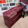 IMG_2248 Custom Red Chevrolet Furniture Set – Bench, Stools, Console & Tables