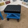 Custom Blue & Black Chevrolet Bench / Stool / Table