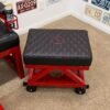 Custom Red Ford HSR Bench Set with Table & Stool