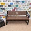 Custom Brown Houston Texans Bench & Table Set