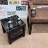 Custom Brown Houston Texans Bench & Table Set