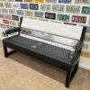 Custom GMC White, Black & Ash Tailgate Bench