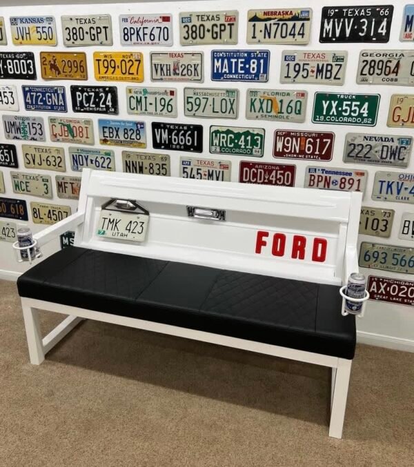 Screenshot Custom White & Black Ford Bench