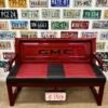 Custom Black & Red GMC Bench