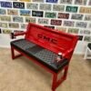 Custom Red & Black GMC Bench