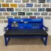Custom Blue & Black Ford Bench