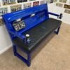 Custom Blue & Black Ford Bench