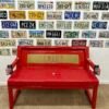 Custom 49ERS Red Bench