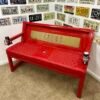 Custom 49ERS Red Bench