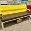 Custom Chevrolet Yellow/Brown & White Bench