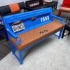 Custom Blue & Brown Ford Bronco  Bench