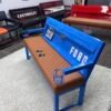 Custom Blue & Brown Ford Bronco  Bench