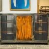 Custom Metal TV Stand & Storage Cabinet