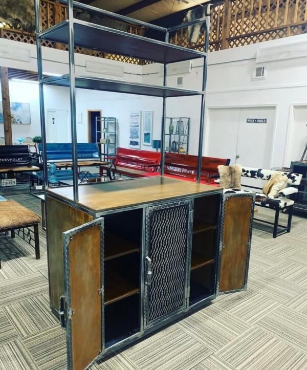 Screenshot Custom Shelving Unit TV Stand with Storage