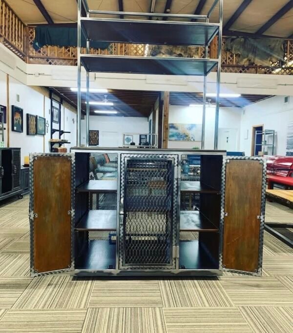Screenshot Custom Shelving Unit TV Stand with Storage