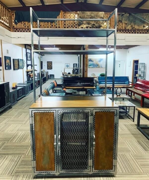 Screenshot Custom Shelving Unit TV Stand with Storage