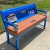 Custom Blue & Brown Ford Bronco  Bench