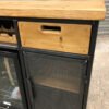 IMG_2965 Custom Metal Home Bar / Wine Cabinet with Mini Wine Fridge
