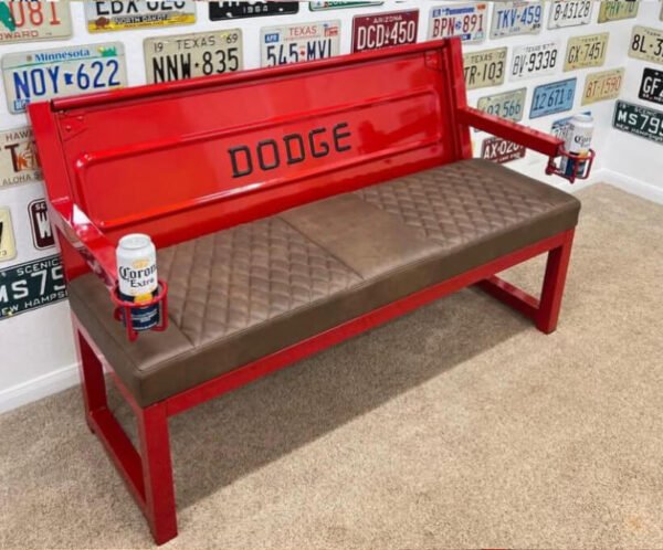 Custom Dodge Tailgate Bench