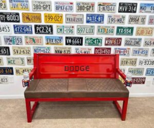 Custom Dodge Tailgate Bench