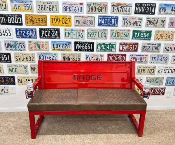Custom Dodge Tailgate Bench