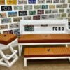 Custom White & Brown Ford Heritage Tailgate Complete Set