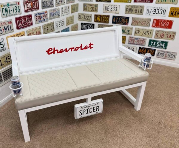 Custom Chevrolet Themed Bench